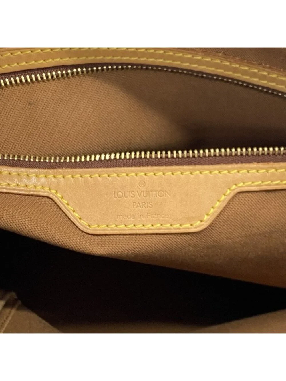 Louis Vuitton Tote Monogram Cabas Mezzo Brown